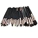 20pcs Make Up Sets Soft Powder Foundation Eyeshadow Eyeliner Lip Makeup Brushes