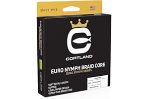 Cortland Hi-Vis Euro Nymphe Braid Core Fliegenschnur – Level .022