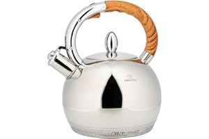 bouilloire sifflante en acier inoxydable 3.0L Kinghoff Kh-3778
