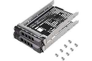 AIHG 2pcs 3.5" SAS SATA SATA Hard Drive Caddy Tray Enclosure Compatible for DELL PowerEdge R310 R320 R410 R415 R510 R515 R610 R710 T610 T710 KG1CH F238F (KG1CH-2PCS)