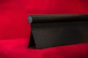 KEDER UK KederUk Awning Rail Piping 6mm Double Flap + Solid PVC Core Keder Camping/Tent Black