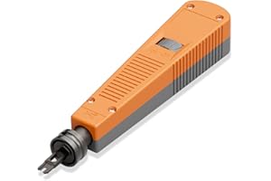 iwillink Punch Down Tool with 110 Blade Type for Ethernet Punch Down Block Keystone Jack & Network Wire Cable Repair