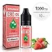 Produktbild STARKIT® CBD Liquid 1000mg, Vape Öl 10ml mit 10% Cannabidiol Hanf Öl für E Zigaretten Starter Set SMOK E Shisha, PG70/VG30 E Liquid, ohne Nikotin, ohne THC, Erdbeere Geschmack (Erdbeere, 1000mg)