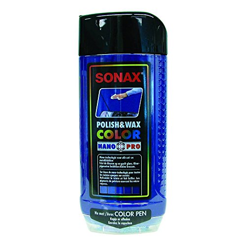 SONAX 02962000-544 Polish & Wax Color Nanopro Cera para Coche, 500 ml