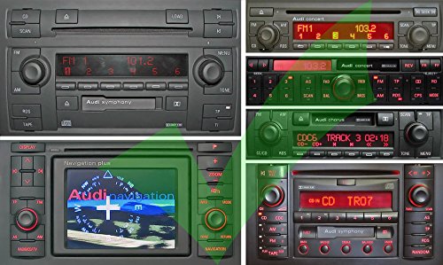 USB SD AUX MP3 Adapter + Bluetooth Freisprechanlage für Audi: Chorus 2, Concert 1/2 ,Symphony 1/2, Navigation Plus 1/2 - 5