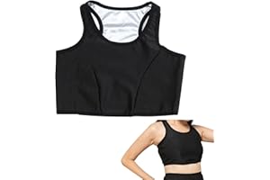 GHEART Débardeur de Sudation pour Femme, Vêtements de Sauna, Vêtements Sauna Sudation Femme, pour Fitness Ventre Plat Minceur Sauna Débardeur, XL, (1PC)