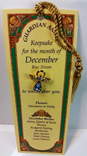 GUARDIAN ANGEL PIN BROOCH(gold plated) INCLUDING BOOKMARK with TESSEL(for dec)