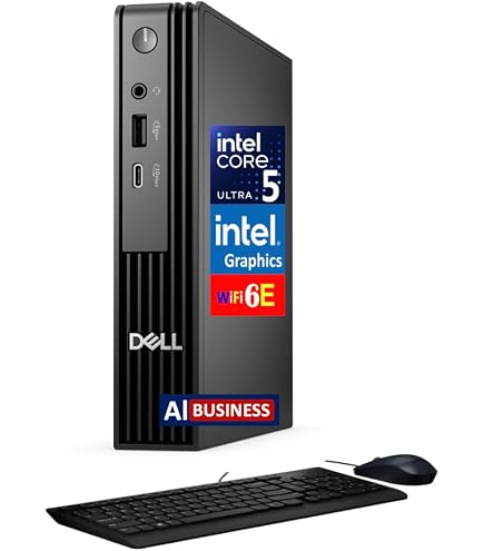 Dell Pro Micro QCM1250 Desktop Computer - Intel Core Ultra 7 265T