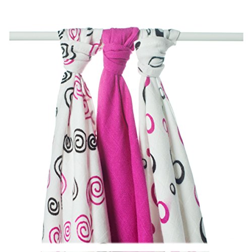 XKKO BMB Diapers Stars Silver Mix 70 x 70cm (Set of 3)