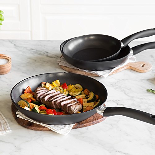 Aluminium Pfannen-Set 3-teilig von K & G seit 1948 geschmiedete Aluminiumpfannen Quantum2 beschichtet , für alle Herdarten/induktionsgeeignet, Antihaft - 9