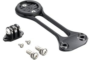 Cestbon Out Front Bike Stem Lenker Combo Halterung für Gar Edge Wahoo Elemnt Bryton Rider Stages Dash Hammerhead Kompatibel mit Dogma F10 F12 F Most Talon Ultraleichter integrierter Lenker