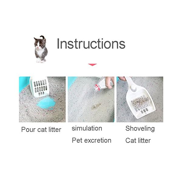 PLDDY Lettiera per Gatti, Toilette per Gatti, Lettiera per Gatti, Semi-Chiusa, Vasca per Gatti, Casseruola, Orinatoio… PLDDY Lettiera per Gatti, Toilette per Gatti, Lettiera per Gatti, Semi-Chiusa, Vasca per Gatti, Casseruola, Orinatoio…