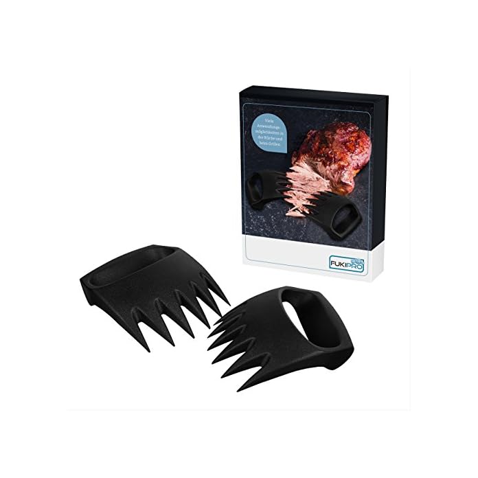 Meat Claws 20 Bbq Gabeln Der Neuesten Generation Ideal Fr Pulled Pork Fleischgabeln Im Brenkrallen Look Fleisch Krallen