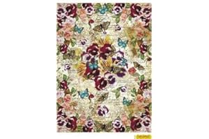 CADENCE ESPAÑA Papel de Arroz Cadence Mariposas y Pensamientos 30x41cm. Ref. 197