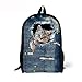 Produktbild Hzjundasi Taschen Mädchen Rucksäck Wasserdichter - 3D Tier Druck Schulrucksack,Kinderrucksack Daypack Haustier Rucksack für Jungs Mädchen