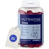 NUTRAFINE Sleep Gummy, Uyku D&ouml;ng&uuml;s&uuml;ne Yardımcı Gummies, Doğal Uyku Desteği, Vitamin B6, Magnezyum