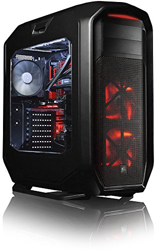 VIBOX Species-X GL780-450 Gaming PC – 4,5GHz Intel i7 Quad Core CPU, GTX 1080, leistungsfähig, Wassergekühlter Desktop Gamer Computer mit Spielgutschein, Windows 10, Weiß Innenbeleuchtung, lebenslange Garantie* (4,2GHz (4,5GHz Turbo) Superschneller Intel i7 7700K Kabylake Quad 4-Core Prozessor CPU, Nvidia GeForce GTX 1080 8GB Grafikkarte, 32GB Team 3000MHz DDR4 RAM, 960GB SSD, 3TB Festplatte, Corsair H100i GTX Wasserkühler, EVGA 650w Netzteil, Corsair 780T Gehäuse, Z270 Mainboard) - 2