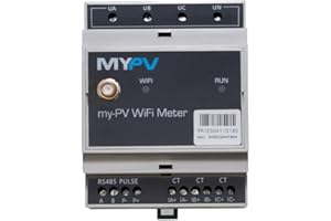 MYPV my-PV WiFi Meter | 3-Phasen Messwandler für PV Power-Manager AC•THOR, AC•THOR 9s & PV-Heizstab AC ELWA 2 | Messwandler zur Maximierung des PV-Eigenverbrauchs | inkl. 3 Klappstromwandler