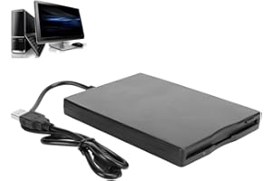 Yallmie 3.5" Usb Floppy Disk Reader, Floppy Disk Drive 1.44 Mb Usb Floppy Disk Drive, Floppy Drive Reader Portable Floppy Disc Drive For Windows 98Se / 7/8 / Me / 2000 / Xp Vista, Pc, Os8.6 Or Above