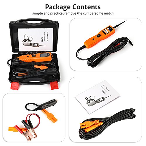 KM10 Professional Vehicle Circuit Tester Vier Arbeitsmodi Automotive Voltage Signal Diagnostic Aktivierung Komponenten Tools Continuity Short Testing für 12 oder 24 Volt Electrical Power System - 7