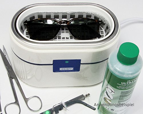 Ultraschallreiniger Konzentrat für Brillen, Schmuck, Dental, 2,5 Liter Brillenreiniger ...