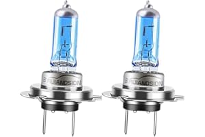 ‎RUIANDSION Ruiandsion 2 Stück H7 Halogen Scheinwerfer Birne Nebelscheinwerfer 100W 12V Xenon Weiß 6000K Glühbirnen