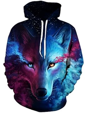 AMOMA Jungen digitaldruck Kapuzenpullover Tops Fashion Hoodie Pullover Hooded Sweatshirt