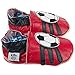 Kidz Shooz - Boys Luxury Soft Sole Leather Baby Pram Shoes Football 0-6, 6-12, 12-18, 18-24