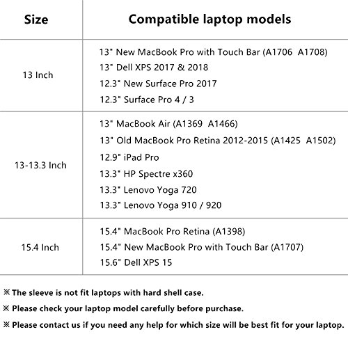 HYZUO Wildledern 13-13 3 Zoll Wasserdicht H  lle Notebook Tasche Laptoptasche f  r 13 3  Macbook Air Pro Retina 12 9 Zoll iPad Pro Hp Spectre x360 13 