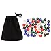 Produktbild sharprepublic 50 STK. Polyedrische D20 20 Seitige Polyedrische Würfel Set Mit Taschen