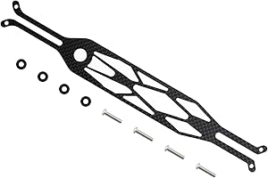 HobbyMarking 1/10 RC On-Road Car Carbon Fiber Upper Top Deck for Tamiya TT-02 TT-02B Chassis Off-Road Racing Upgrades Parts