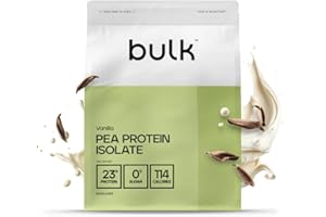 Bulk Isolat de Protéine de Pois, Protéine Vegan en Poudre, Vanille, 2,5 kg