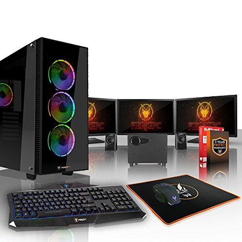 Fierce VIPER Spielcomputer - schnell AMD Ryzen 7 1800X 4GHz - 16GB 2133 MHz DDR4 RAM - NVIDIA GeForce GTX 1080 Ti 11GB - (406101)