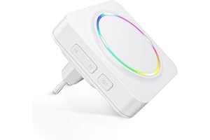 COTINSE Tuya, pulsante di emergenza per anziani, pulsante di emergenza intelligente WiFi, campanello di emergenza, campanello di emergenza, infermieristica, allarme antipanico anziano, 1 ricevitore +