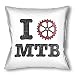 Produktbild Stylotex Dekokissen I love MTB vintage