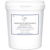 White Filante Vaseline | Power Natural Life | Packaging 1 kg | Cosmetic, Pharmaceutical and Food Use Raw Material