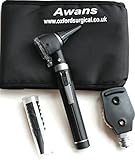 Otoscope ENT Diagnostic Examination Set, With Free Accessories, Black Colour