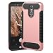 Produktbild LG Stylo 3 Fall, LG Stylo 3 Plus Fall, Sini ([Gladiator Serie] Stoßdämpfung Hybrid Armor Defender Hülle Schutzhülle Case Cover für LG Stylo 3/LG Stylo 3 Plus, Rosegold/Black