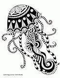 Image de Coloring Cover Notebook (Jellyfish | Wide Ruled): Notebook for note taking, writing, research, and journaling with coloring design on cover for ... re