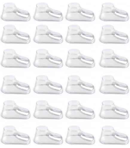 20 Moules à Chaussettes En Plastique Transparent - Environ 8 Cm - Pour Présentation Chaussons Bébé, Pâtisserie, Fondant - 6