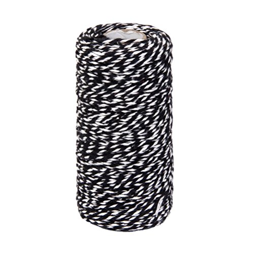 OULII 100m Baumwolle Bakers Twine Kordel Glas Flasche Geschenk Box Deko - 4