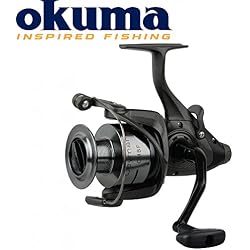 Okuma ceymar baitf sheetfeeder cmbf de 365 de 340 M, 0,35 mm Carrete Carrete con piñón libre, ruedas con función de piñón libre, carretes de pesca para pescar carpas, luciopercas, anguilas, pescar, trucha