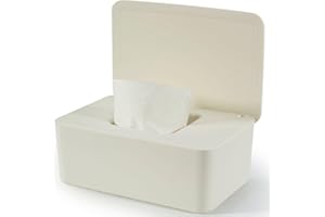 CHEERHOM Feuchttücher Box für Baby, Feuchttuchbox Baby, Box für Feuchtes Toilettenpapier, Feuchte Tücherbox Grün Aufbewahrungsbox mit Deckel Hält Die Tücher, Feuchtpapierbox für Zuhause und Büro