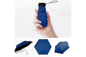 FENSIN Ultra Light Mini kompakte taschenschirm Reise Regenschirm - Winddicht Tragbar Sonnenschirm Sonne & Regen Outdoor Golf Regenschirm UV- Schutz für Damen Herren Kinder