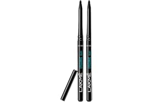 LAKMÉ 2 X Lakme Eyeconic Kajal Doppelpack, Schwarz, 0,35g