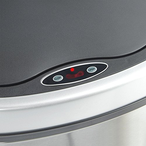 VonHaus 50 l Automatischer Freihändiger Sensor-Mülleimer – Edelstahl – GRATIS 2-Jahres-Garantie - 6