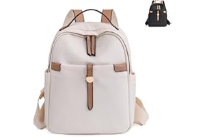 YIWEIYA Nylon Lightweight Sturdy Little Casual Backpack Womens Small Waterproof Nylon School Backpack Daypack Ladies Fashion Backpacks