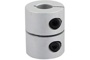 UXCELL sourcing map 5mm à 8mm Accouplement d'arbre 25mm Longueur 20mm Diamètre Coupleur En Alliage D'aluminium Joint Moteur pour Imprimante 3D CNC Machine DIY Encodeur