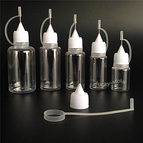 KING DO WAY 10-100pcs 5-30ml PET leer Tropfflasche Transparente Ölflaschen Rauch flasche Spritzflasche Liquidflasche Flasche mit Nadelspritze E-Zigaretten Liquid elektrische Zigaretten Flasche 30ml - 6