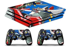 GAMESMONKEY Skin Compatibile per Ps4 PRO - limited edition DECAL COVER ADESIVA BUNDLE - VINILE LUCIDO (Robot Anni 80)